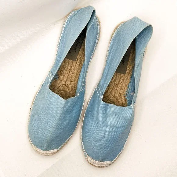 Cousu Main Alpargatas Slip-On Blue Espadrilles *Handmade in Spain* [38] - Picture 2 of 5